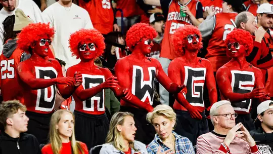 Fans at the Georgia Tech game (photo by Leila Woods).