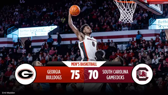 26MBB Score - Georgia 75, South Carolina 70