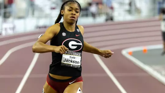 during the 2025 SEC Indoor Track and Field Championships at R.A. "Murray" Fasken '38 Indoor Stadium in College Station, Texas on Saturday, March 1, 2025. (Kirk Meche)