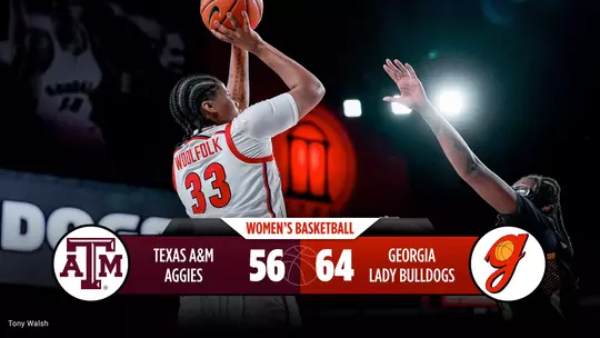 26WBB Score - Georgia 64, Texas A&M 56