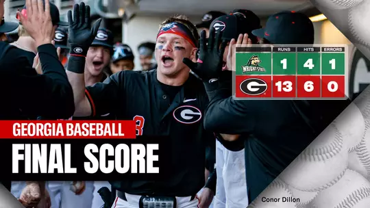 26BSB Score - Georgia 13, Wright State 1