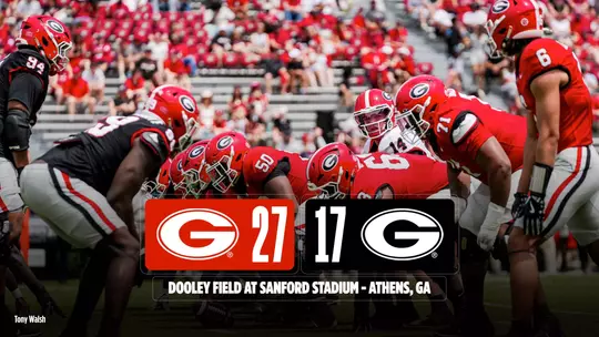 26FB G-Day Score - Red 27, Black 17