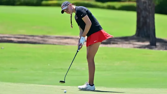 Trinity Beth competes in the second round of the 2026 SEC Championships (photo by Rob Davis).