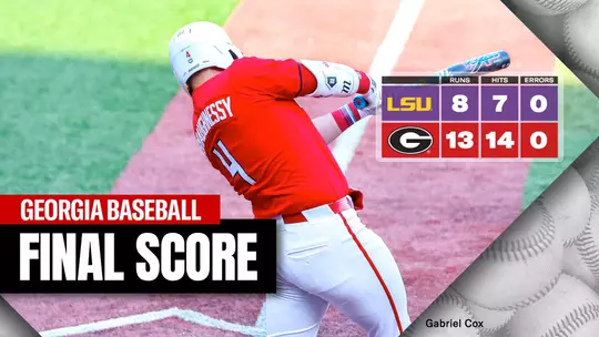26BSB Score - Georgia 13, LSU 8