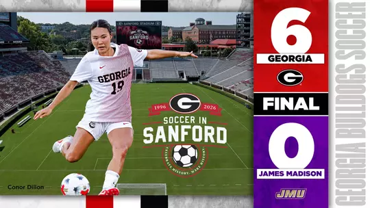 26SOC Score - Georgia 6, James Madison 0