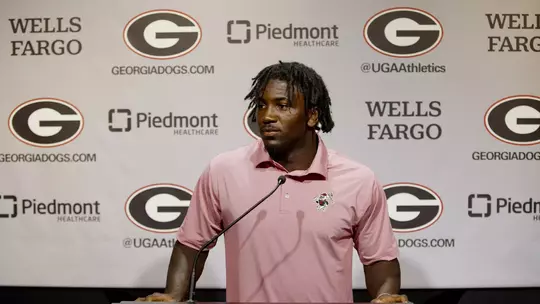 Nate Frazier speaking at Pre-Tennessee State Press Conference