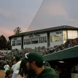 McLane Stadium at Kobs Field grandstand and pressbox