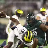 Jalen Thompson action vs Michigan