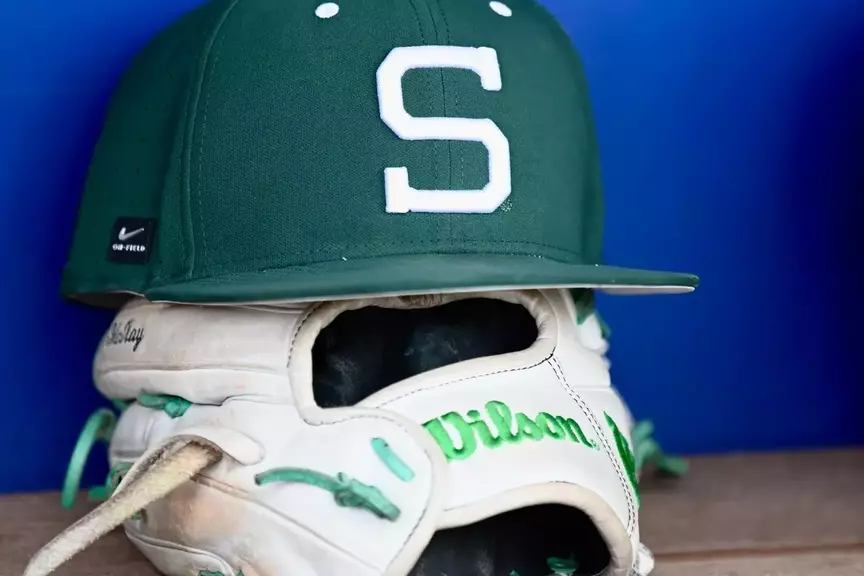 S baseball hat and glove