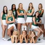 2026-27 MSU women's tennis team group casual photo