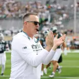 Pat Fitzgerald prepares the Spartans on Homecoming vs. Illinois.