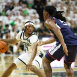 Carlos Medlock Jr. during exhibition game against UConn.