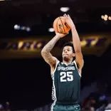 Jasiah Jervis during the exhibition game at Marquette in 2026