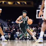 Jeremy Fears Jr. during exhibition game at Marquette