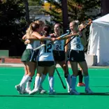 Michigan State field hockey celebrates after a goal
