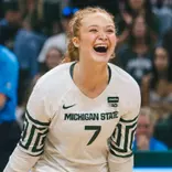 Malayah Long celebrates vs. Penn State 2026