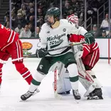 Porter Martone, action, 2025-26, hockey