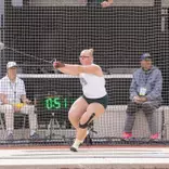 Jessica Stieb competes at the Big Ten Championships