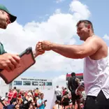 Dillon Morlock and Derrick Vicars during the Big Ten Outdoor Track and Field Championships on Sunday, May 17, 2026 at Nebraska Outdoor Track Complex in Lincoln, NE / Michigan State Freelance photo by Abdoul Sow