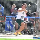 Xavier Griffiths throws the hammer at the NCAA First Round