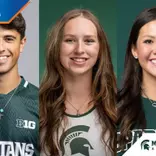 PNC Achievers Student-Athletes of the Month for May 2026: Britain Beshears (softball), Will Eby (men's soccer) and Hope Hoedel (rowing).