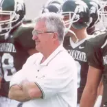Morris Watts on the sideline at Spartan Stadium.