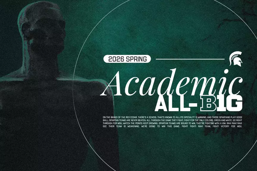 Graphic for Academic All-Big Ten Spring 2026