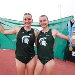Lucki and Stewart-Barnett during the Big Ten Outdoor Track and Field Championships on Saturday, May 16, 2026 at Nebraska Outdoor Track Complex in Lincoln, NE / Michigan State Freelance photo by Abdoul Sow