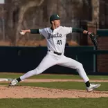 Nolan Higgins action photo vs Iowa at Jeff Ishbia Field at McLane Stadium