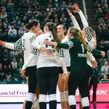 Volleyball celebrates vs. UCLA
