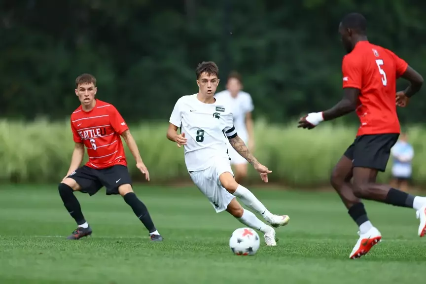 Miles Merritt in action against Seattle U