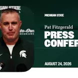 Pat Fitzgerald Press Conference Graphic