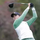 Grace Vetter takes a shot during the first round of the Mary Fossum Invitational in 2026