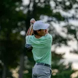 Lucas Acevedo during the second round of the 2026 Folds of Honor Collegiate