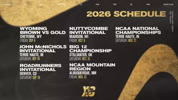 2026 Cross Country Schedule