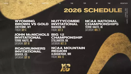 2026 Cross Country Schedule