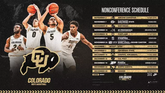 2026-27 Colorado Men's Basketball Nonconference Schedule