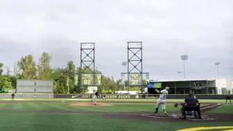 Oregon Ducks take on Oral Roberts Golden Eagles in game 1 of NCAA super regionals in Eugene, Oregon on June 9, 2023 (Isaac Wasserman/Eric Evans Photo)