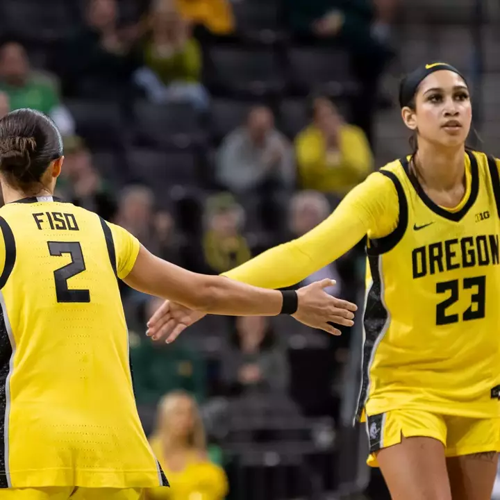 The Oregon women's basketball team takes on Grand Canyon on Nov. 11, 2025 at Matthew Knight Arena.