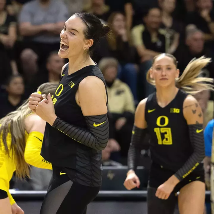 Sucurovic celebration at Purdue (Nov. 15)