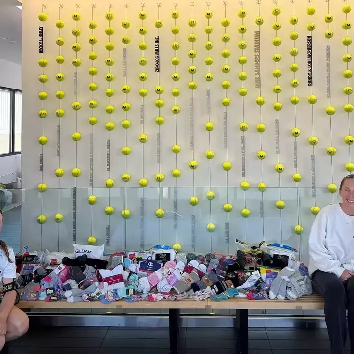 Softball Gives Back with Community Service Drives Image