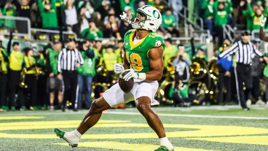 The Oregon Ducks take on the Minnesota Golden Gophers at Autzen Stadium in Eugene, Oregon on November 14, 2025 (Eric Evans Photography)