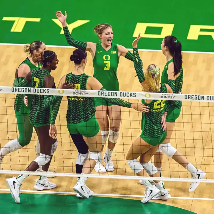 Team celebration vs Purdue (Oct. 2, 2026)