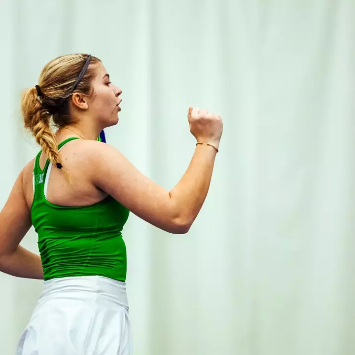 The Oregon women's tennis team takes on Seattle U at the Student Tennis Center on Feb. 14, 2026.