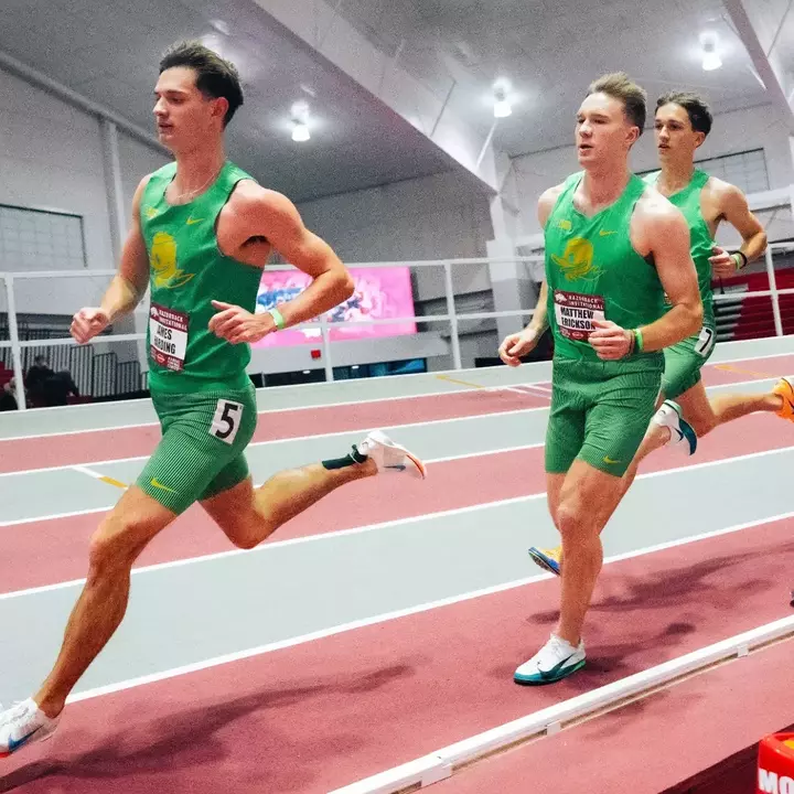 Harding, Erickson at Razorback - 800 meters (Jan. 2026)