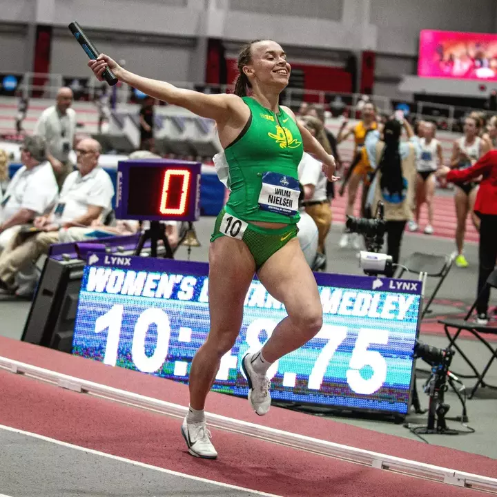 Wilma Nielsen, DMR anchor at NCAA Championships