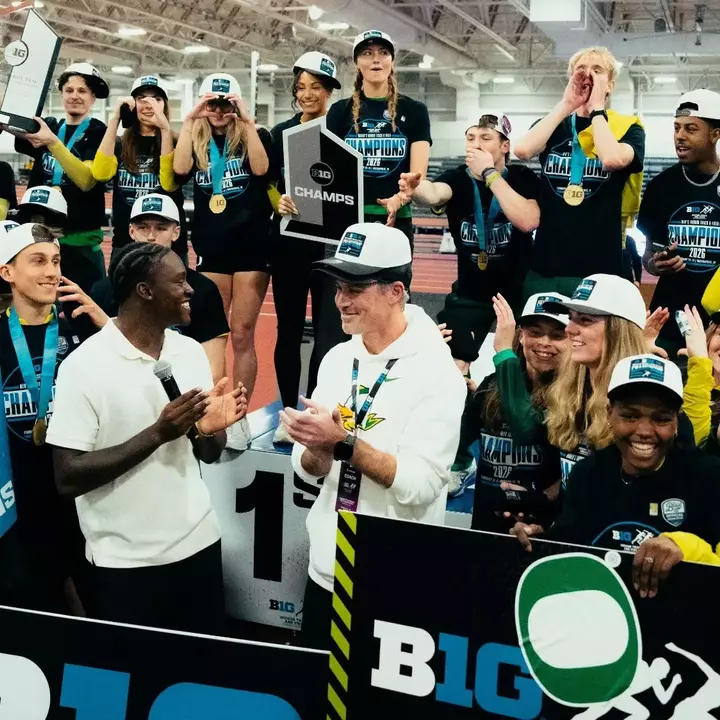 Big Ten Indoor trophy presentation (Feb. 28)