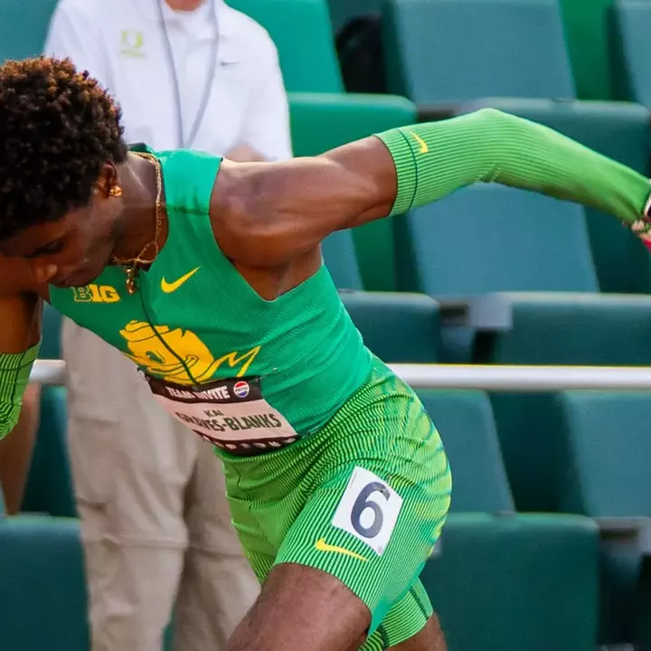 Kai Graves-Blanks, Oregon Team Invitational 4x100 lead off (April 18, 2026)