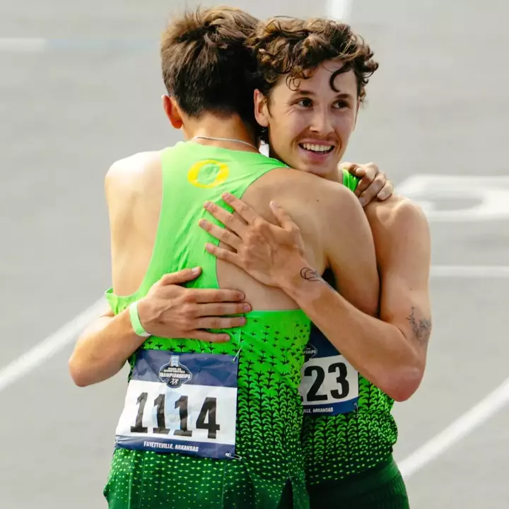 Palfrey, Cook - NCAA West 1500 celebration (May 29, 2026)