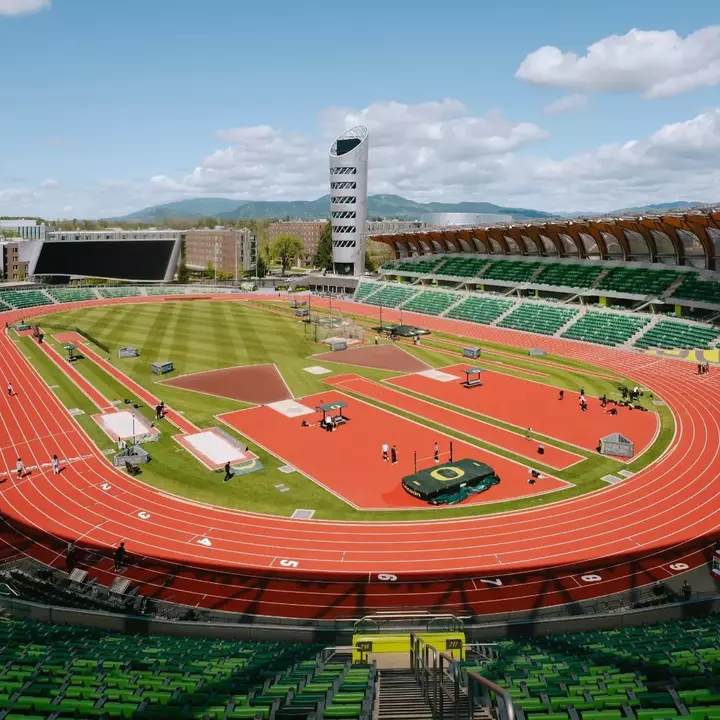 Hayward Field, Oregon Team Invitational pre-meet (April 2026)